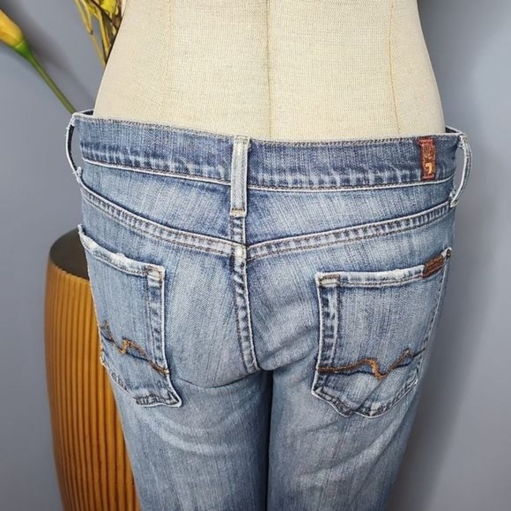 7 For All Mankind 7FAM Bootcut Jeans Size 29 - Picture 3 of 16